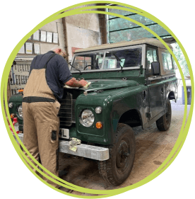 Land rover restoration